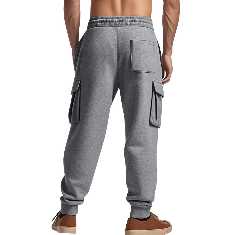 Men's Heavyweight Cargo Overalls – Multi-Pocket Utility Pants, Oversized Streetwear Style, Comfort Fit (S-XXXL_voghion.com