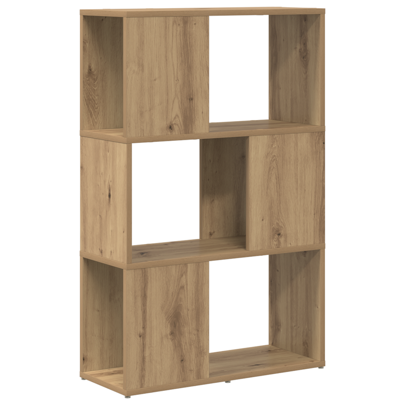 Bücherständer Eichenholz Holzwerkstoff 60 x 24 x 94 cm_voghion.com