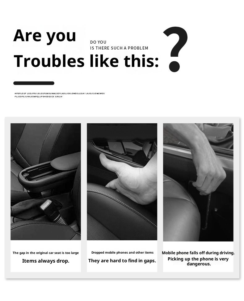 Xiaodeng Xiaodeng Zhongheng Gap Filler Accessori Interni Bordo Sedile Auto Striscia Anti-Perdite_voghion.com