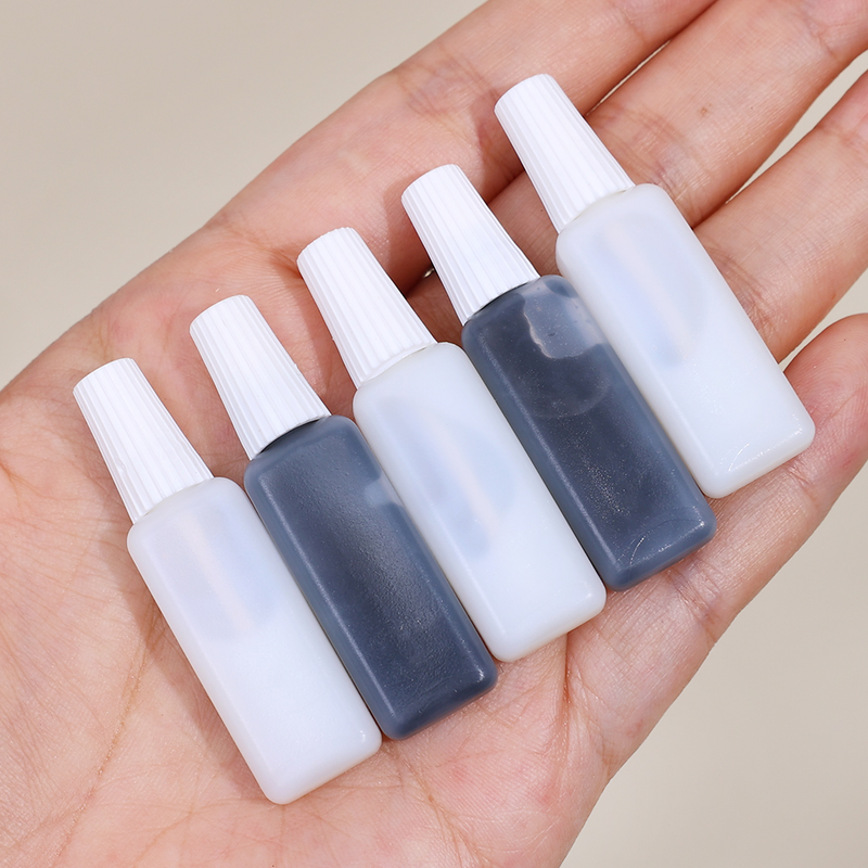 Máscara de pestañas en Gel de secado rápido, herramienta de maquillaje adhesiva en blanco y negro, resistente al agua y duradera, 3ML_voghion.com