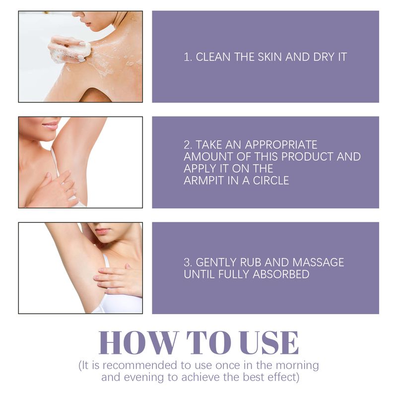 EELHOE Underarm Deodorant Cream Underarm Whitening Clean Armpit Odor Odor Body Odor Refreshing Anti-Sweat Deodorant Cream_voghion.com