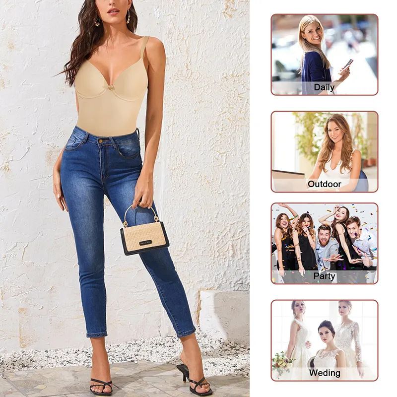 Toning Einteiler Top High-End Slim-Fit Enge Taille Taillenlift Hüfthalter Toning Einteiler Top Druck_voghion.com