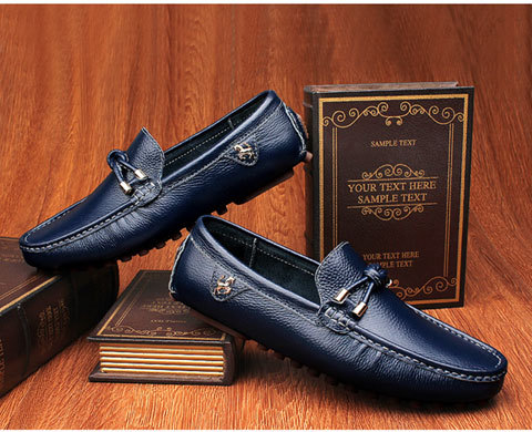 Herresko for turgåing Formelle sko Fritidssko Loafers Mokkasiner Forretningssko Mote_voghion.com