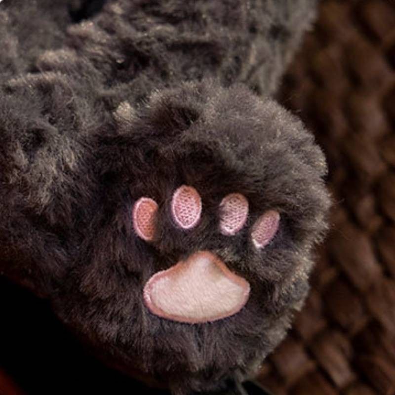 Cat 30cm Black Adorable Plush Toy With Stylish Tie Design Perfect Halloween Gifts For_voghion.com