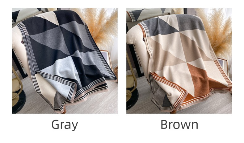 High-end Shawl Scarf For Women, Air-Conditioner Shawl, Outer Cape, Cloak, Thickened And Warm Neck Warmer For Women_voghion.com