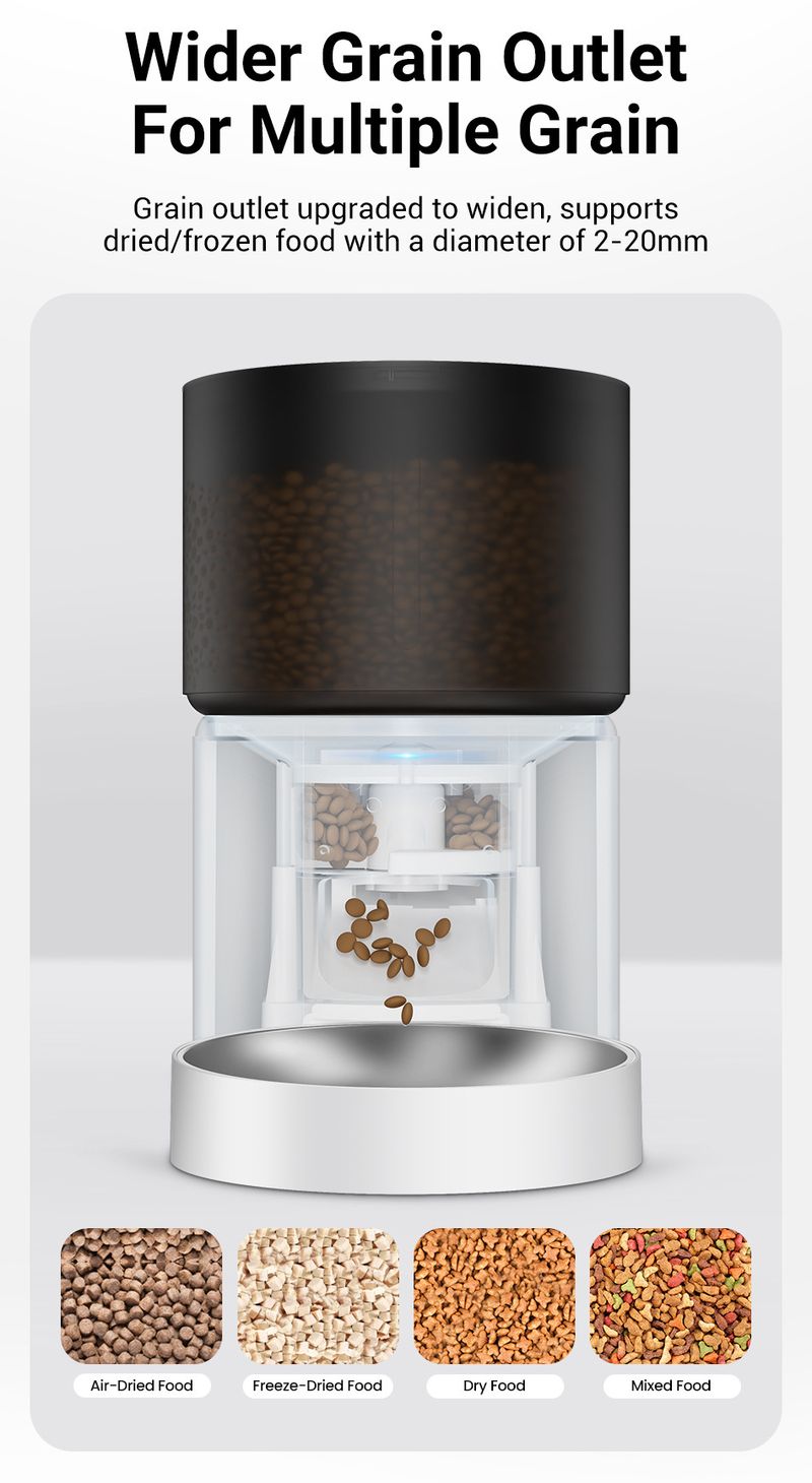 Pet Smart Feeder A90: Automatic Feeding For Cats And Dogs With Timer & Remote Control_voghion.com