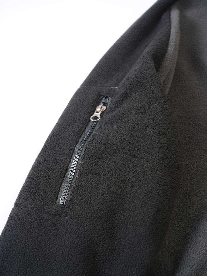 Sudadera con capucha y cremallera para hombre, de forro polar, estilo urbano informal._voghion.com