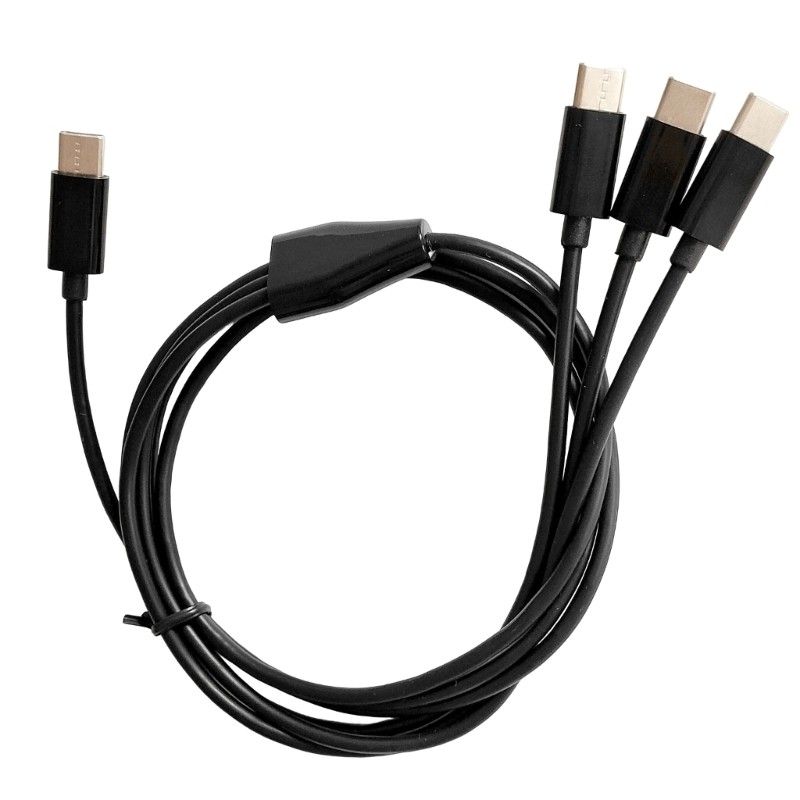 3 in 1 USB Typ C Kabel Draht Ladegerät für Handy Datenkabel 1M/3.28ft_voghion.com