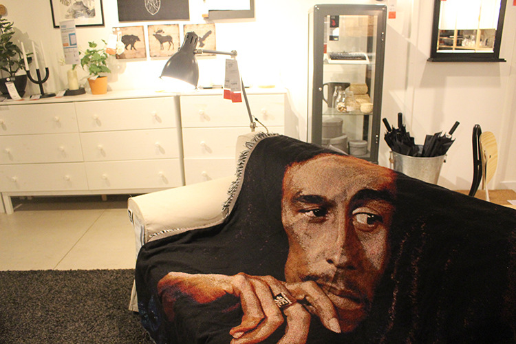 Sofos antklodė, gobelenas, antklodės užvalkalas, dekoratyvinis antklodė, Bob Marley Reggae Jamaica_voghion.com