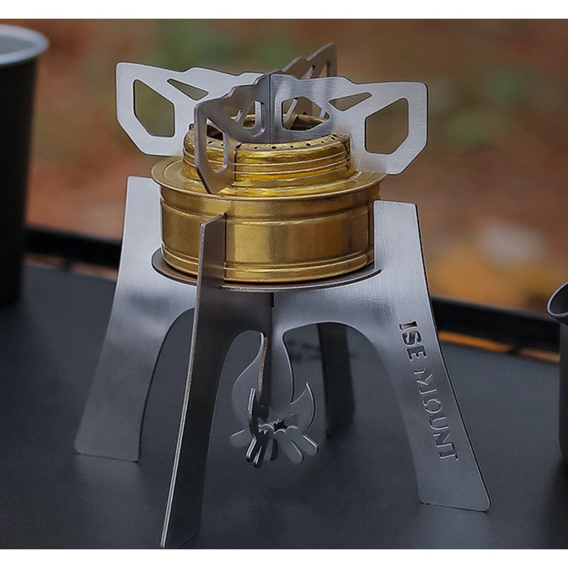 Support extérieur en acier inoxydable Cross Accessoires de camping Petits outils pour réchaud à alcool_voghion.com