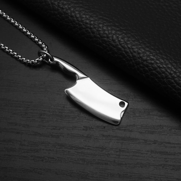 Halsketten, Accessoires, trendige Marken, vielseitig und hochwertig für Männer. Geburtstagsgeschenk für den Freund. Kreatives Küchenmesser_voghion.com