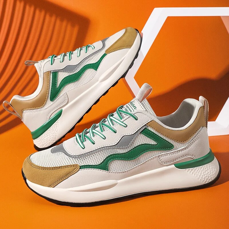 Herrenschuhe Arbeitsschuhe Industrieschuhe Sportschuhe Laufschuhe Wanderschuhe rutschfest Für Drinnen Draußen Atmungsaktive Arbeitsschuhe_voghion.com