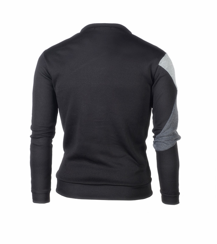Vêtements pour hommes, pull décontracté à manches longues, style contrasté, à la mode_voghion.com