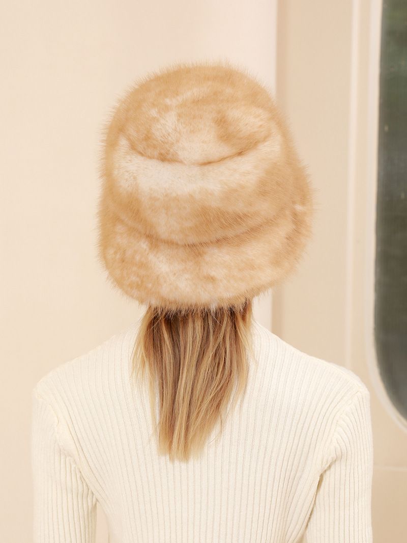 Cappello da pescatore in pelliccia, caldo e spesso, resistente al freddo, con aggiunta di pile, per autunno e inverno_voghion.com