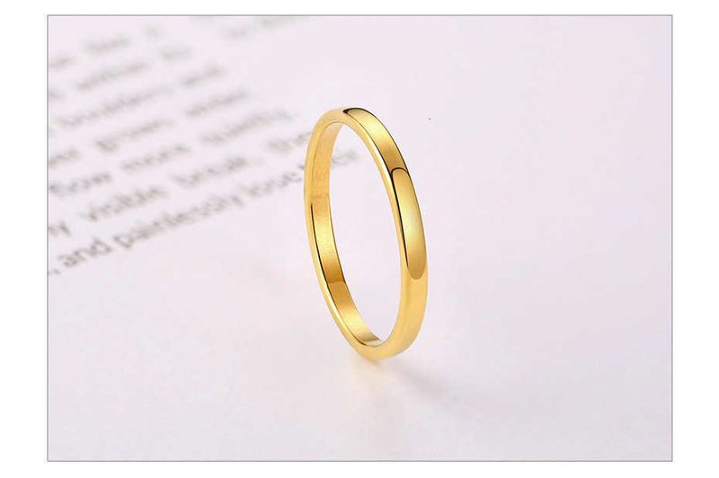 Vnox 2mm Anelli sottili per donne e ragazze in acciaio inossidabile massiccio Set minimalista Elegante anello di coda per feste Taglia extra piccola #3- #10_voghion.com