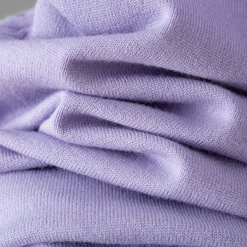 Elegante set di maglione e pantaloni in maglia - Completo casual a righe con pullover a maniche lunghe e pantaloni in morbida miscela di viscosa, versatile per l'ufficio e per tutti i giorni_voghion.com