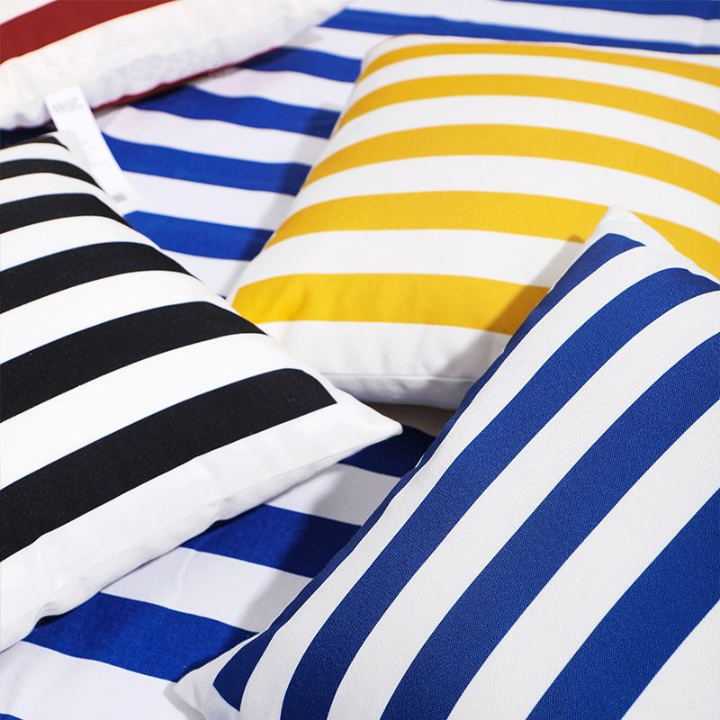 Stripe Pillow Covers Velvet Printed Cushion Cover For Couch Sofa Bed Decor Nordic Decorative Pillows 18x18inch Housse De Coussin_voghion.com