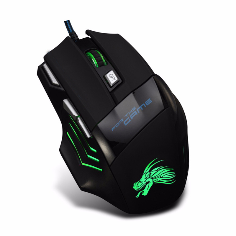Hu Luminous Game Computer Backlight Optoelectronic USB Wired Mouse_voghion.com