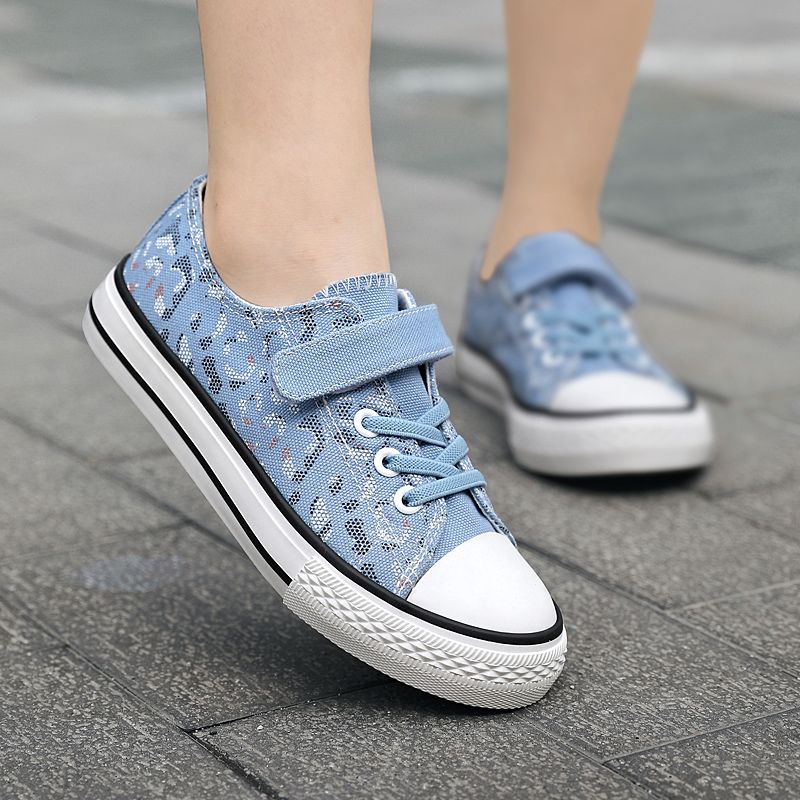 Scarpe in tela per bambini, suola morbida, scarpe casual da corsa per bambini, scarpe da ginnastica piatte antiscivolo per ragazze, taglia 27-36_voghion.com