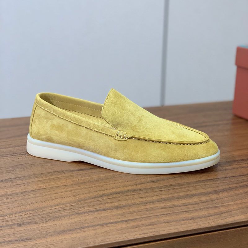 Le Fu - Zapatos planos de pareja, cómodos, informales, grandes, de un solo paso, 2024_voghion.com