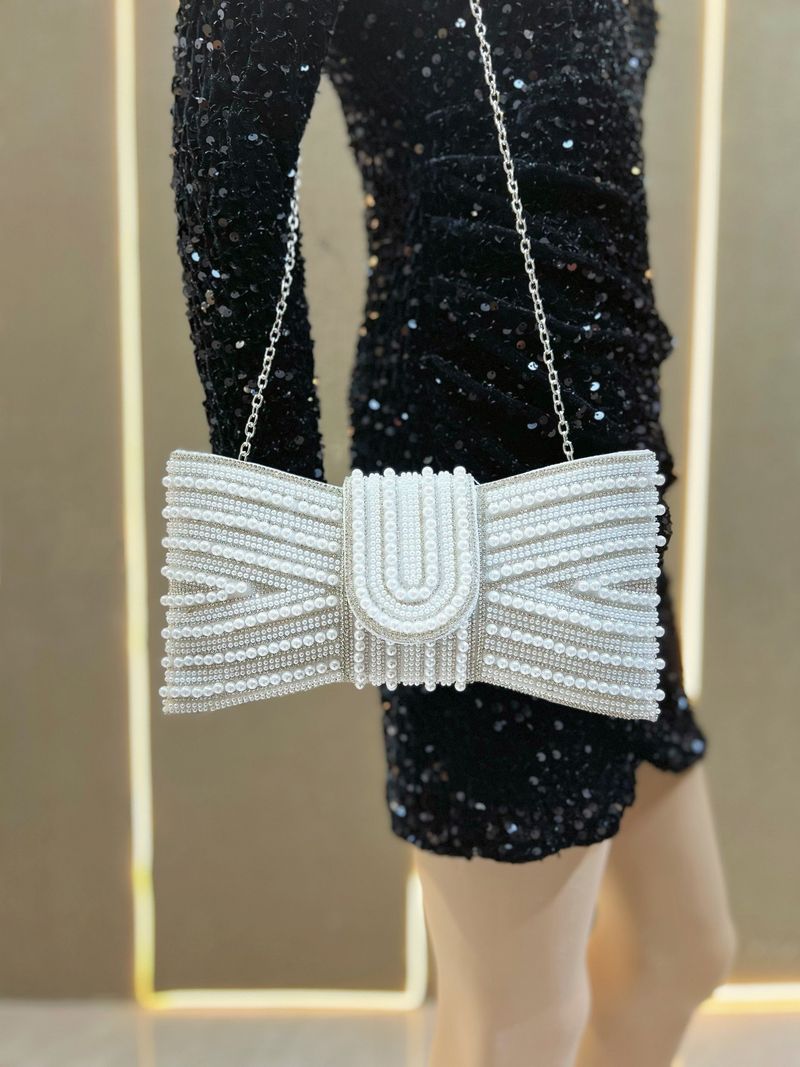 Nuove borse di alta qualità, tracolla in perle, borsa da donna, borsa da sera a farfalla_voghion.com
