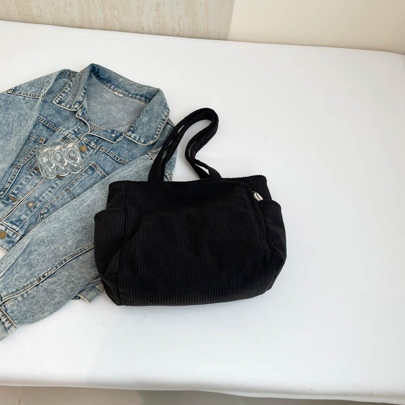 Korean Style Large Capacity For Women Versatile Commuting Class Shoulder Fashion Shopping Underarm Handheld Tote Bag_voghion.com