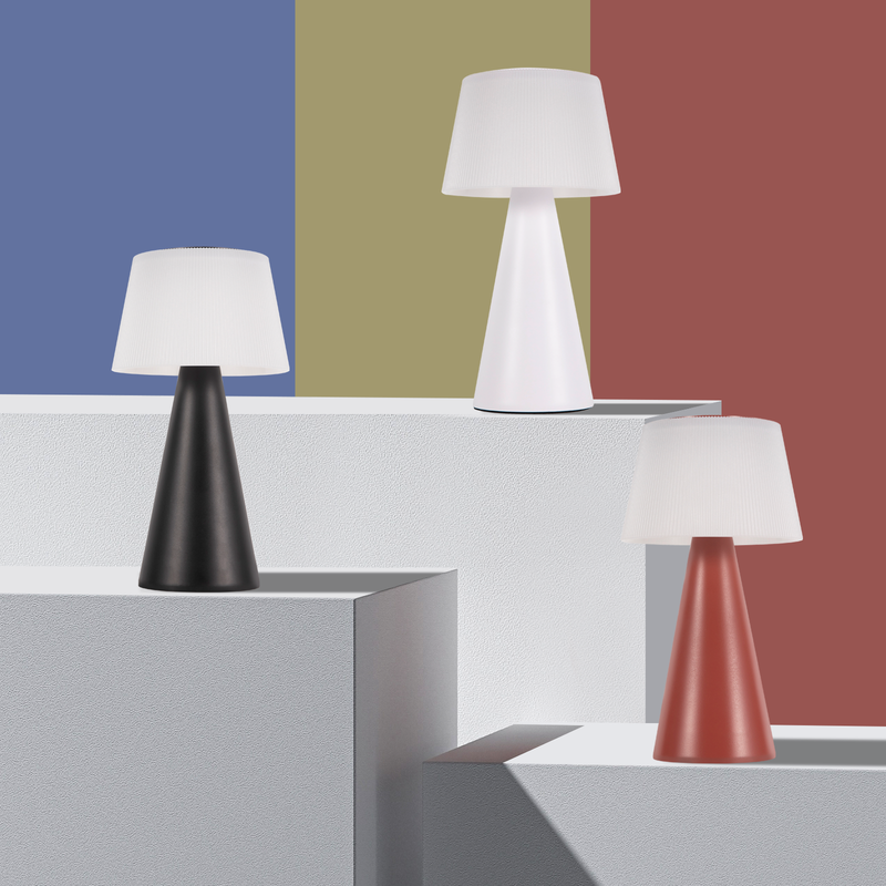 Glitzerlife Tischlampe Akku Nachttischlampe LED - Modern 3600mhA Kabellos Tischleuchte Touch Dimmbar Lampe Mit USB Aufladbar Weiß Batterie Tischlampen_voghion.com