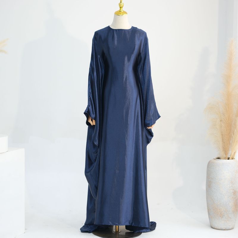 Dámské oblečení blízkovýchodní lesklé šaty abaya_voghion.com