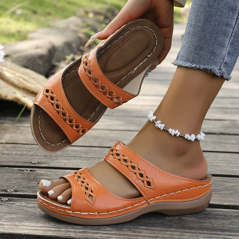 Damenschuhe Große Größe Flip-Flops Damen Flache Sandalen Damen_voghion.com