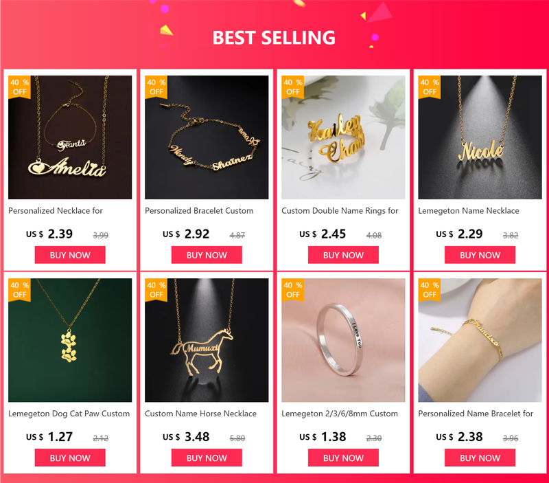 2025 Nuovi arrivi Lemegeton Collana con nome personalizzato per donna Collana con ciondolo a forma di cuore con lettera infinita personalizzata Choker in acciaio inossidabile Gioielli per ragazze_voghion.com
