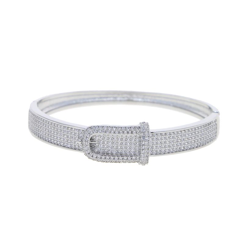 Gioielli unisex, braccialetti e braccialetti alla moda, moda hip hop, semplice personalità, cintura con zirconi, accessori punk alla moda da strada_voghion.com