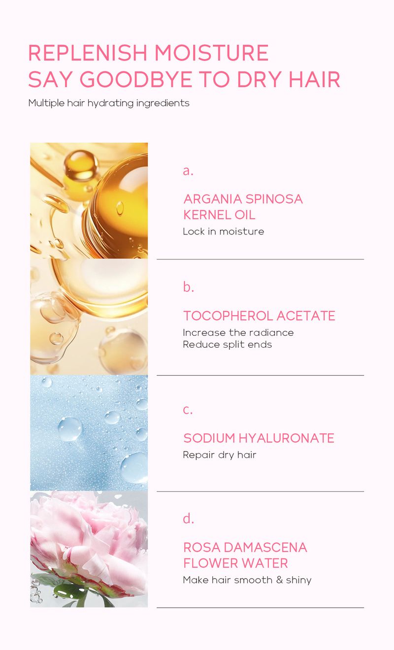 LAIKOU Sakura Conditioner 100ml Mëll Hoer Feuchtigkeitsspëtzen_voghion.com