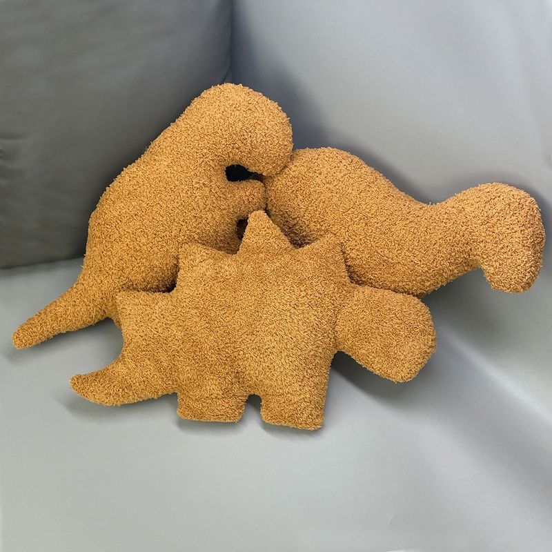 Dinosaur Plush Pillow Set - 30cm Ultra-Soft Stuffed Animals (T-Rex, Triceratops, Pterodactyl) For Kids & Teens_voghion.com