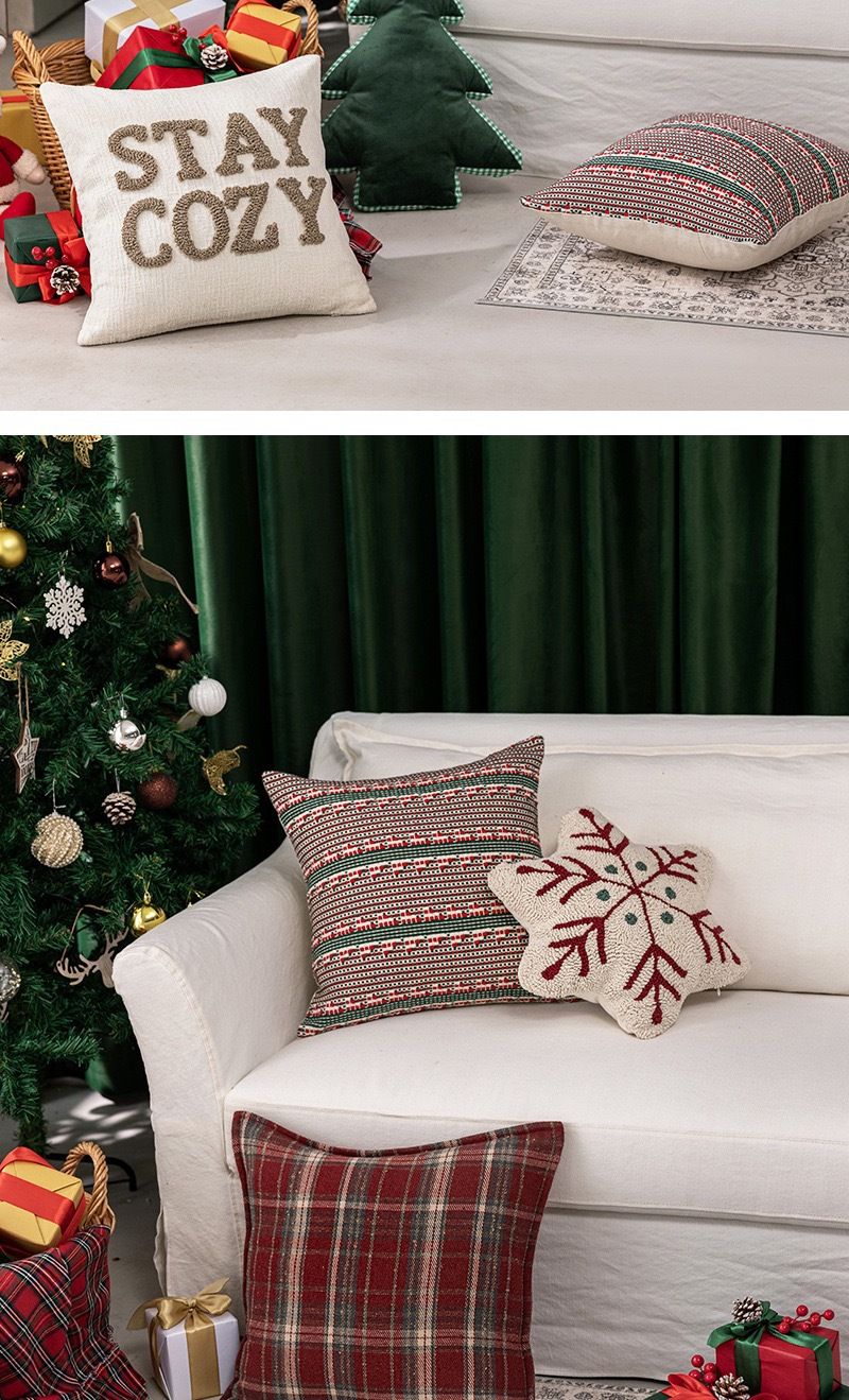Überwurf für Sofa, Wohnzimmer, Lordosenstütze, Atmosphäre, dekorativer Kissenbezug, weiches Dekor, Rückenkissen_voghion.com