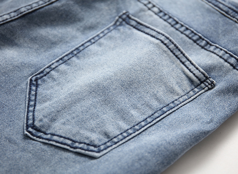 Los pantalones vaqueros de las ligas del dril de algodón de los hombres de la ropa del hombre jadean los mamelucos para los hombres_voghion.com