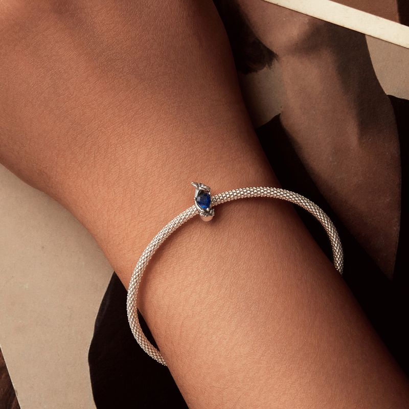 Breloque en argent sterling avec douze pierres de naissance - Breloque Morning Glory_voghion.com