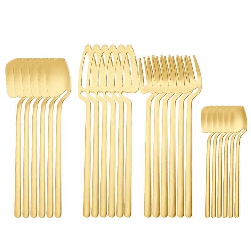 304 Fantasy Coffee Creative viseća šalica, žlica za desert od nehrđajućeg čelika, nož, vilica, žlica, set posuđa od 16/24 dijela_voghion.com