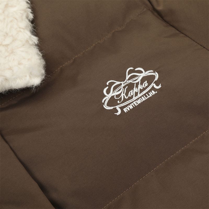 Trendy American Style Lamb Wool Turn-down Collar Thickened Men's Winter Casual Versatile Short Puffer Jacket Cotton Coat_voghion.com