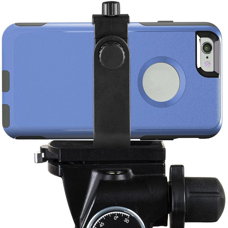 Kunjiuyou Universal Smartphone Cell Phone Holder Tripod Adjustable Clamp Mount Adapter-Black_voghion.com