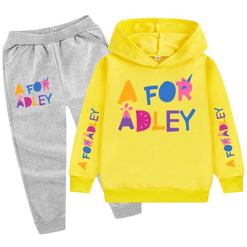 100 CM-170 CM ropa mediana a grande conjunto para niños Sudadera con capucha + Pantalones PB814XX_voghion.com