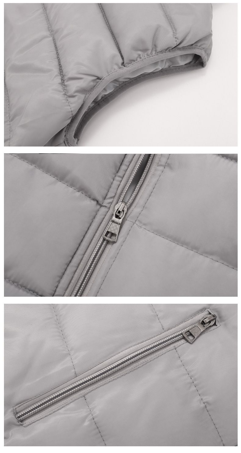 Abbigliamento da uomo Gilet in cotone con cappuccio da uomo in stile Hong Kong, capispalla invernale, versione di tendenza, gilet caldo e addensato, gilet grasso di grandi dimensioni_voghion.com
