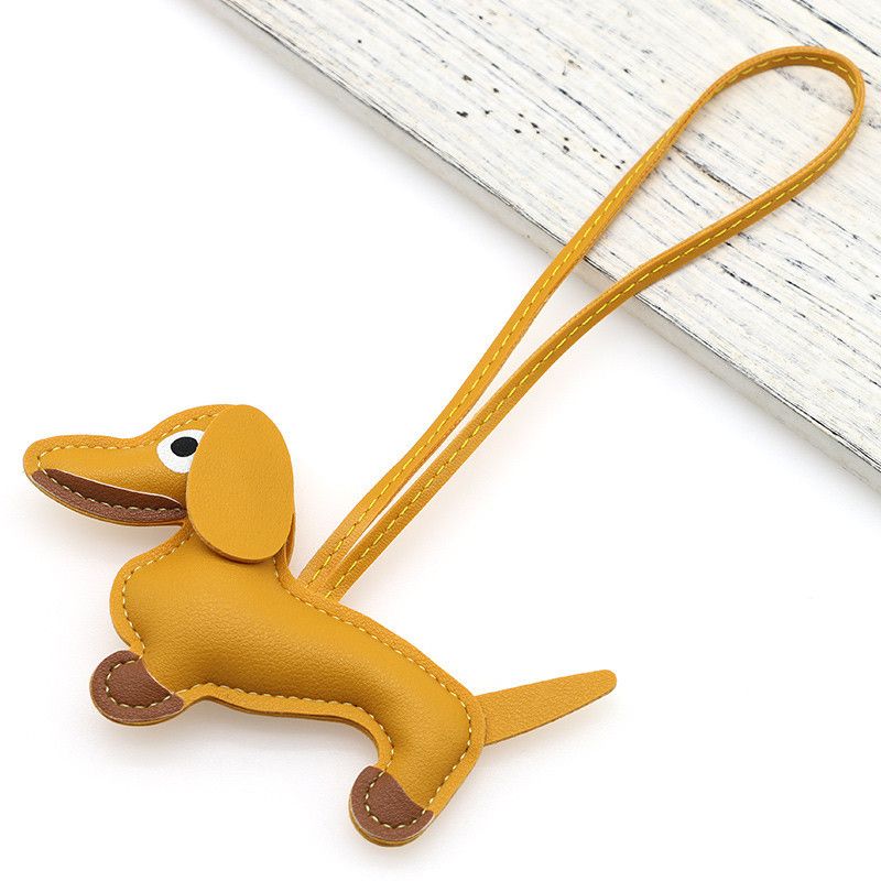 Bag Charm New Cartoon Personality Keychain Bag Pendant Series Dachshund Animal Shape Bag Pendant Decoration Wholesale_voghion.com
