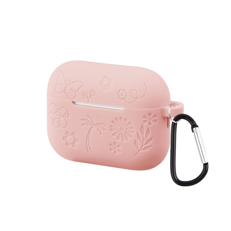 Custodia con motivo a farfalla e fiore 3D per AirPods Pro 3 2025, morbida custodia in silicone con motivo a cartoni animati per AirPods Pro3, custodia con gancio_voghion.com