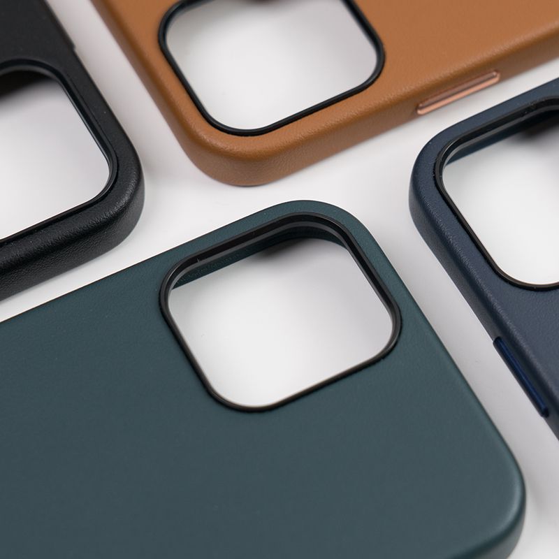 Unbeatable Quality Pure Color Leather Simplicity Iphone14pro Mobile Phone Shell For IPhone 13max Soft Full-Covered 12 Protective Case Mini_voghion.com