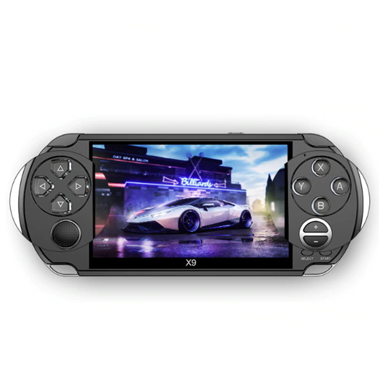 Nuova console portatile da 5,1 pollici con lettore di videogiochi arcade X9 Mini da 8 GB, adatta per PSP/GBA/NESRMVB Dual Rock_voghion.com