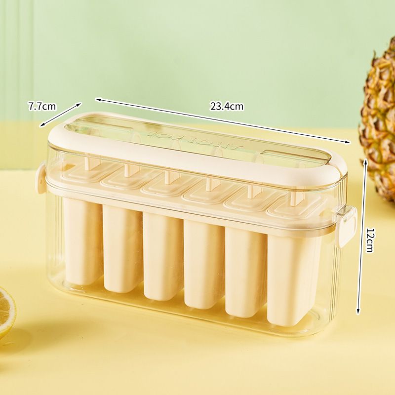 Ice Grid Ice Cube Mould Press Silicone Ice Grid Ice Hockey Plastic Portable Large Capacity Refrigerator Frozen Ice Cube Box Ice Box_voghion.com