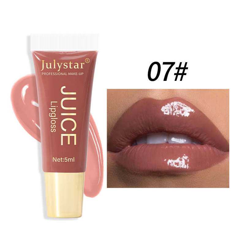 Transparent Water Light Lipstick Set with Mirror Face Beautiful Moisturizing Soft Tube Color Lip Protection Oil_voghion.com