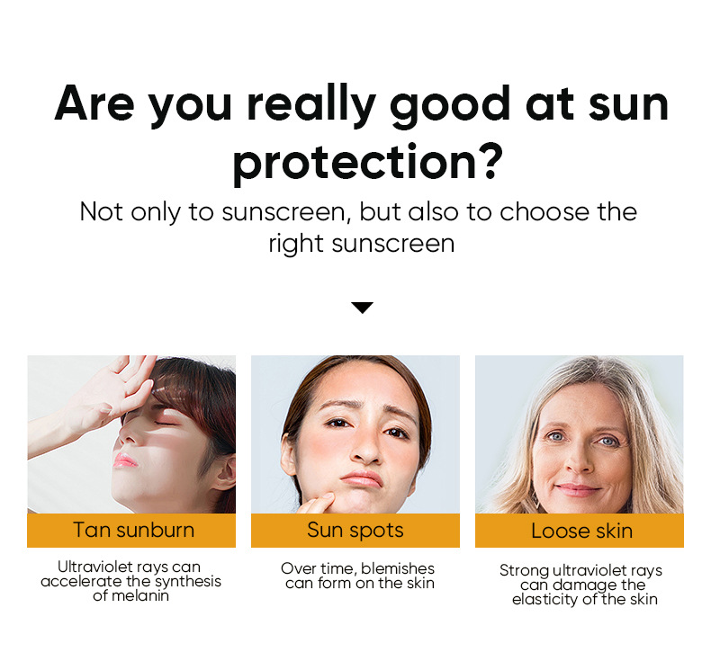 Flytande Summer Outdoor Moisturizing and Reparation Facial Hud UV Isolation Protection Cream_voghion.com