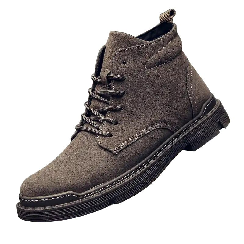 Spring and Autumn New Men's Martin Boots Casual Style Trendy Shoes Student Sports High-top Breathable_voghion.com