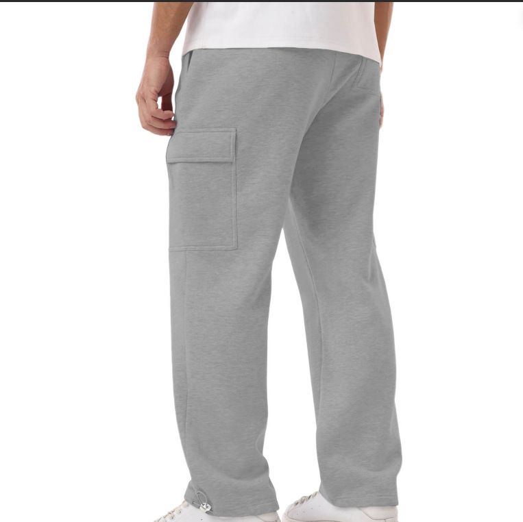 Lässige Jogginghose für Herren mit Fleecefutter und mehreren Taschen – bequeme Jogginghose mit geradem Bein für den Alltag_voghion.com